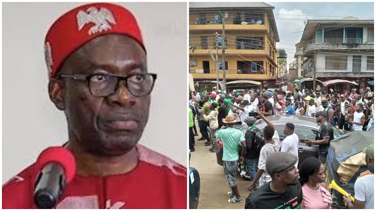 Pandemonium in Onitsha as Police Shooting Triggers Protest at Niger Bridge