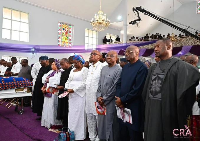 Atiku, Osinbajo, Datti, Others Attend Amaechi’s Mother’s Funeral